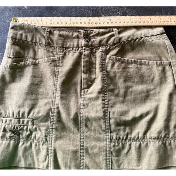 Anthropologie Hei Hei Women's Size 2 Olive Green Utility Style Skirt Boho Career - Picture 6 of 8